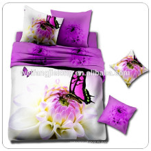 125gsm 3d imprimé tissu 100% polyester pour drap de lit